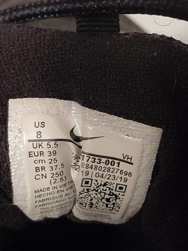 Nike Air Max 97 Black Dark Gray Triple Black 921733-001 Womens Sneakers Size 8 - Picture 4 of 5