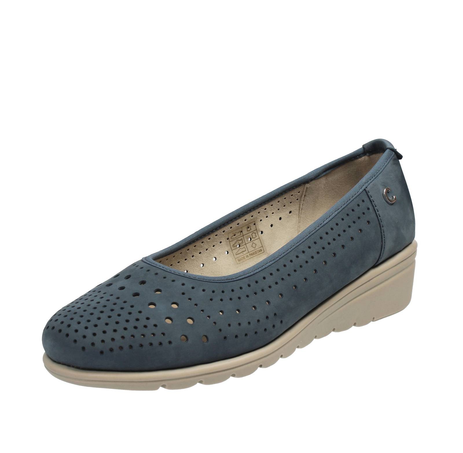 Мягкие мокассины Cinzia в голубом цвете Pelle Traforata - Taglia 37 23 см Scarpe Donna 13890₽