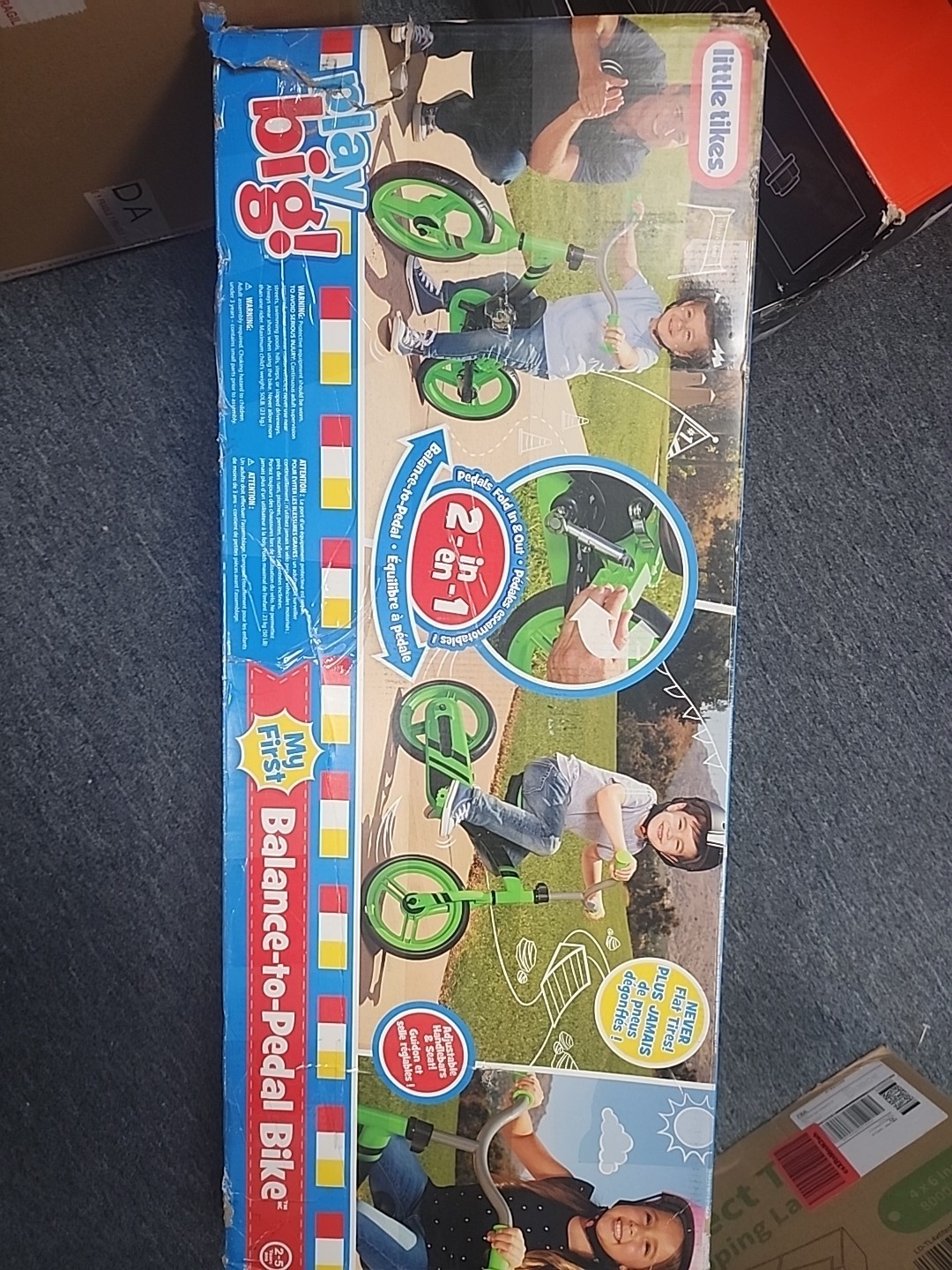 New 12" Little Tikes My First Balance to Pedal Training Bike