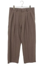 AURALEE Wool Slacks Long Pants Size 3 Gray Office Wear