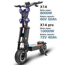 Powerful Dual Motor Electric Scooter 72V40Ah or 60V50A Adult Foldable E-Scooter