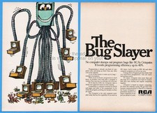 1969 RCA Spectra 70/46 Computer Octoputer The Bug Slayer Ed Renfro Art Ad