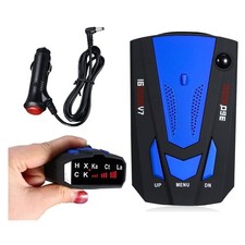 360  Car Radar Detector with Voice Alert  16 Band GPS Safety Features