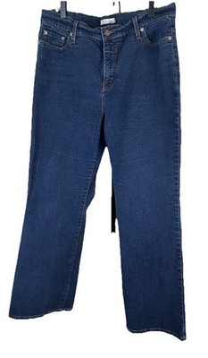 Levis 512 Jeans Women 16 Blue Perfect Slimming Bootcut Stretch Medium Wash Denim