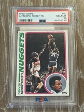 1978 Topps #62 Anthony Roberts PSA 10 GEM MINT POP 7