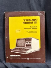TRS-80 Model 3 III Technical Reference Manual 1981 Vintage