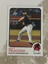 Matt Peacock Arizona Diamondbacks 2022 Topps Heritage Short Print SP #491