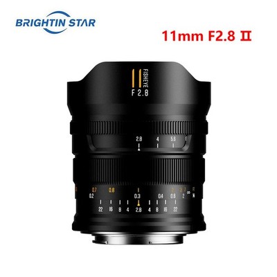 Brightin Star 11mm F2.8   Full Frame Fisheye Lens for Sony Nikon Canon L-mount
