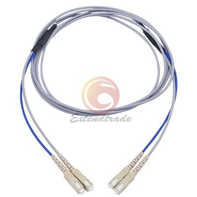 10M Armored Cable Fiber Patch Cord SC-SC UPC Pigtail Multi-Mode Cables Duplex *h