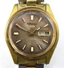 Vintage Seiko 6119-8083 Automatic 21J Day Date Calendar Wrist Watch Runs lot.f