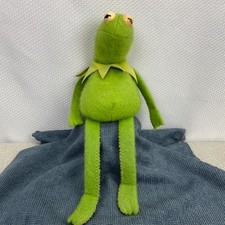 1979 Fisher Price Sad Kermit the Frog Muppet Bean Bag Plush Toy MPN 864 Vintage
