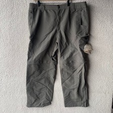 Venturing BSA Pants Men Large 30" Green Uniform Switchback Convertible Hiking