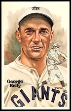 George Kelly 1980 Perez-Steele Hall of Fame Series 1-15 #138 /10000 NY Giants