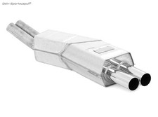 Eisenmann Sportauspuff RACE-Version BMW 5er E34 Limo & Touring 540i 2x70mm rund