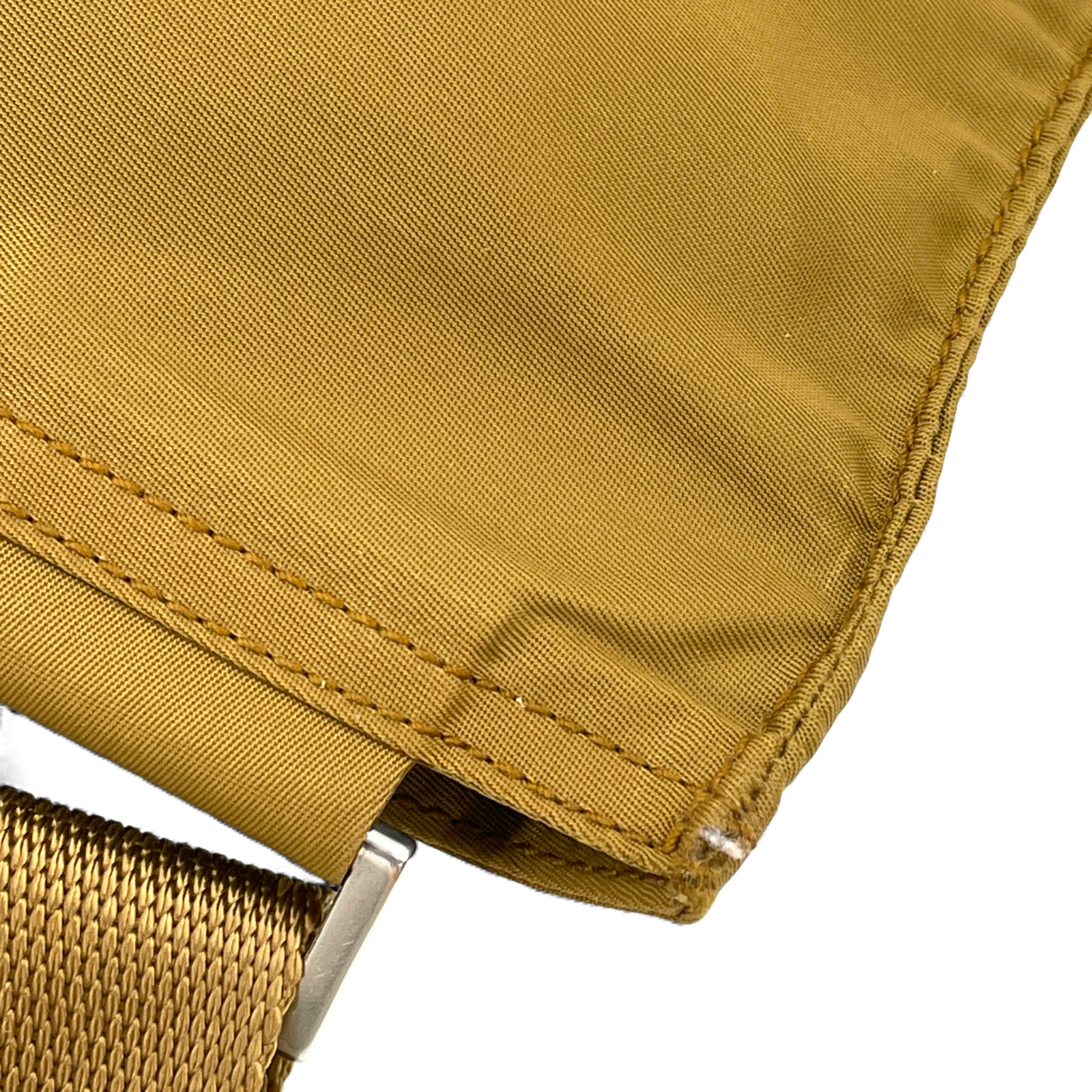 Auth PRADA Milano Nylon Beige Crossbody Shoulder Bag KA785 thumbnail 13