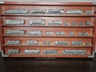 Franklin Mint Pewter Locomotive set 28 pieces