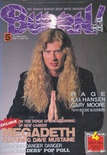 Quick BURRN 1990 April MEGADETH GARY MOORE ALICE COOPER TREAT KAI HANSEN DANGER