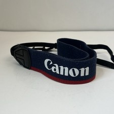 RARE VINTAGE CANON EOS Retro 70s Woven Wide Retro Hippie SLR Camera Neck Strap