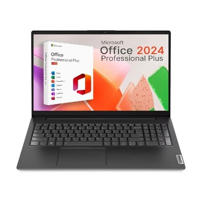 Lenovo Laptop V15 Intel Core i3 15 Zoll DDR5 RAM Windows 11 Pro Office 2024 Pro