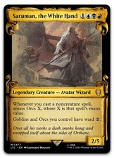 Saruman, the White Hand Showcase Scrolls  477 NM Lord of the Rings Magic MTG