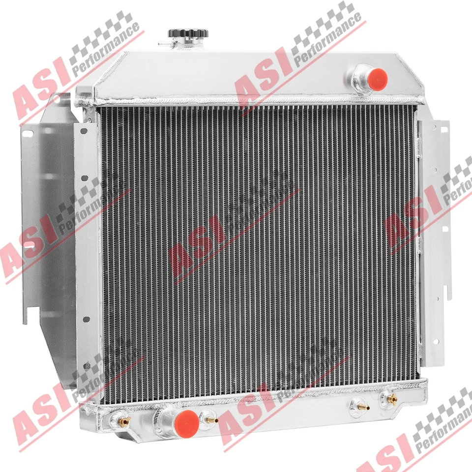 3 Row Aluminum Radiator For 1992-1996 Ford E150 E250 E350 Econoline 5.0L 5.8L - Image 2 of 4