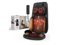 Belhope Shiatsu Neck and Back Massager with Heat 4D Kneading Back Massager