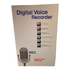 NIB Digital Voice Recorder LCD Black Student Paranormal Classroom EVP