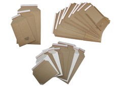 Wickelverpackung Wellpappe Versandtaschen Voll-Pappe Buchverpackung A3 A4 C4 A5+