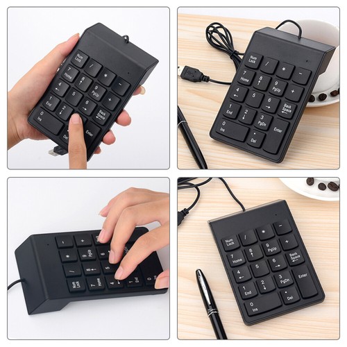 USB-Digital-Tastatur 19 Key Universal-Tastatur Praktische numerische Tastatur - Afbeelding 10 van 12