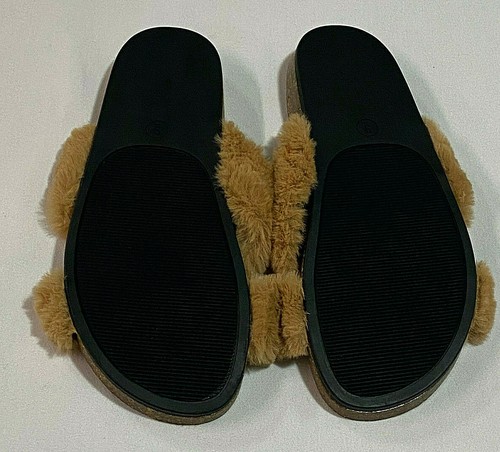 MOSSIMO EINZIGARTIGE FLAUSCHIGE FLAUSCHIGE SLIDE-SANDALEN MIT KREUZBAND UND HARTER SOHLE - VIELE GRÖßEN! - Bild 6 von 7
