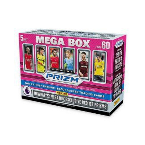2021-22 Panini Prizm Premier League Soccer Trading Card Mega Box - Picture 1 of 1