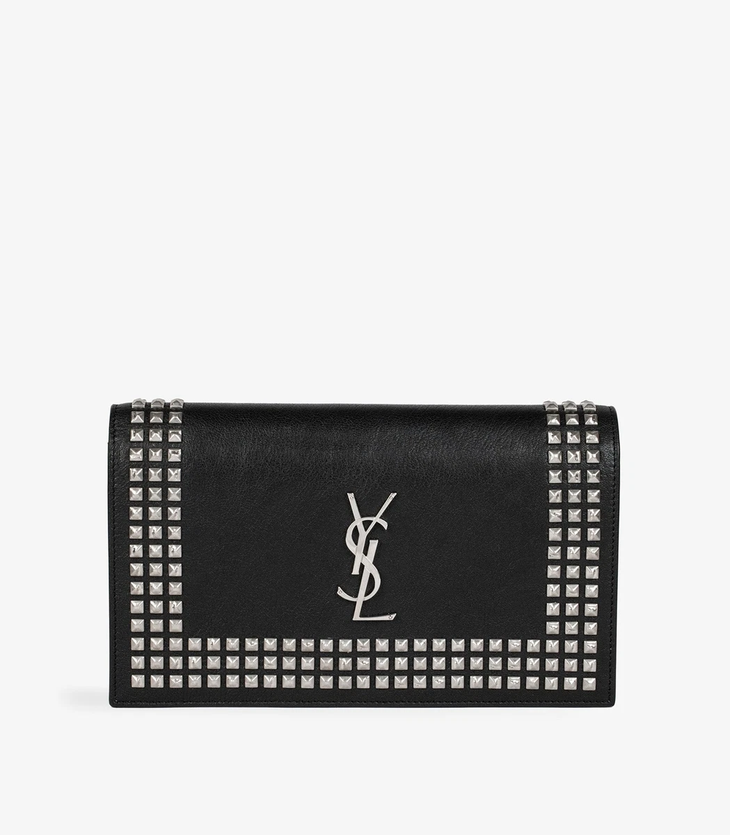 Ysl studded clutch hot sale