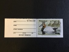 ICOLLECTZONE  US Missouri 1988 Duck Stamp with tab XF NH