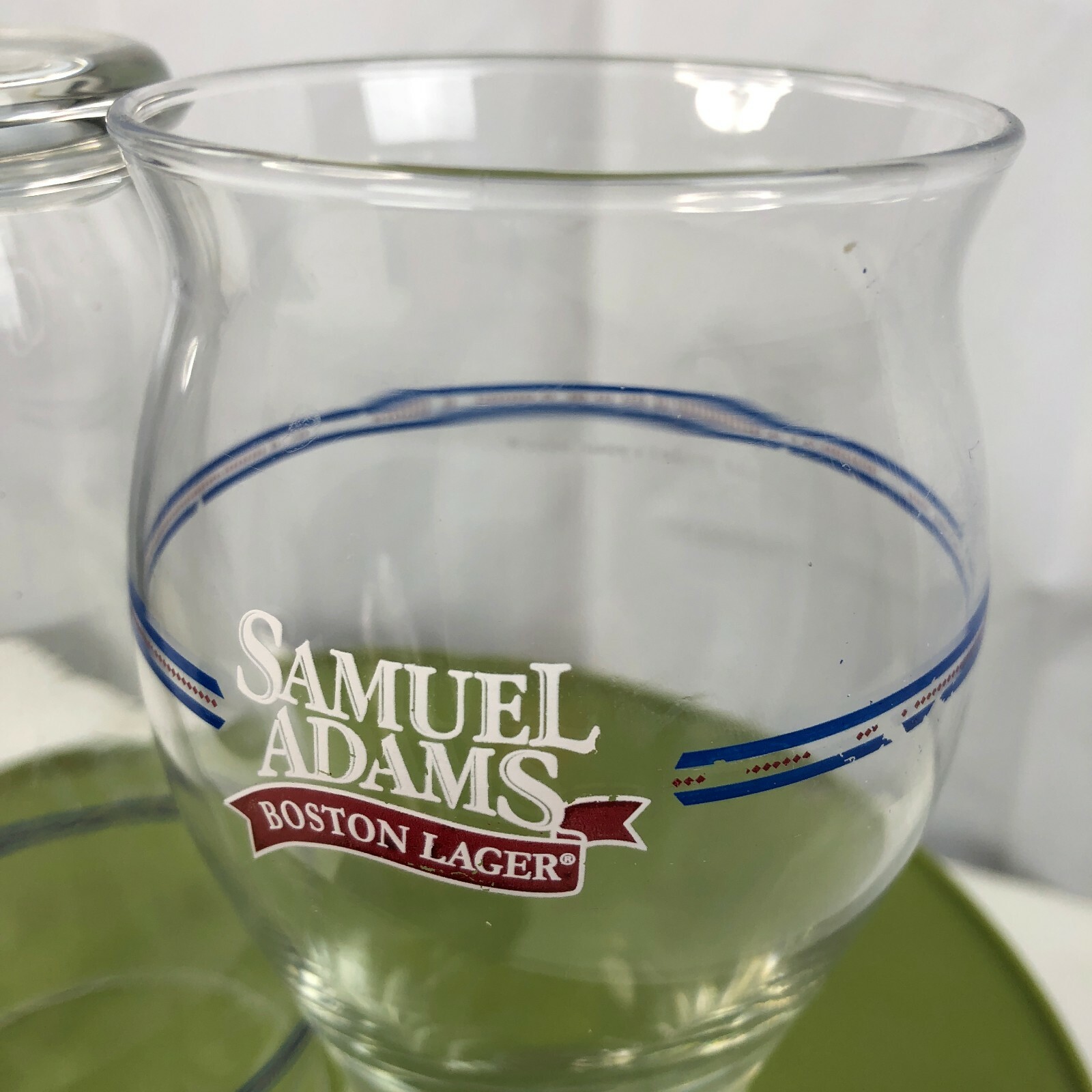 Samuel Sam Adams Beer 4 Engineered Pint Glass Lot 16+20 oz Fluted Perfect Pour