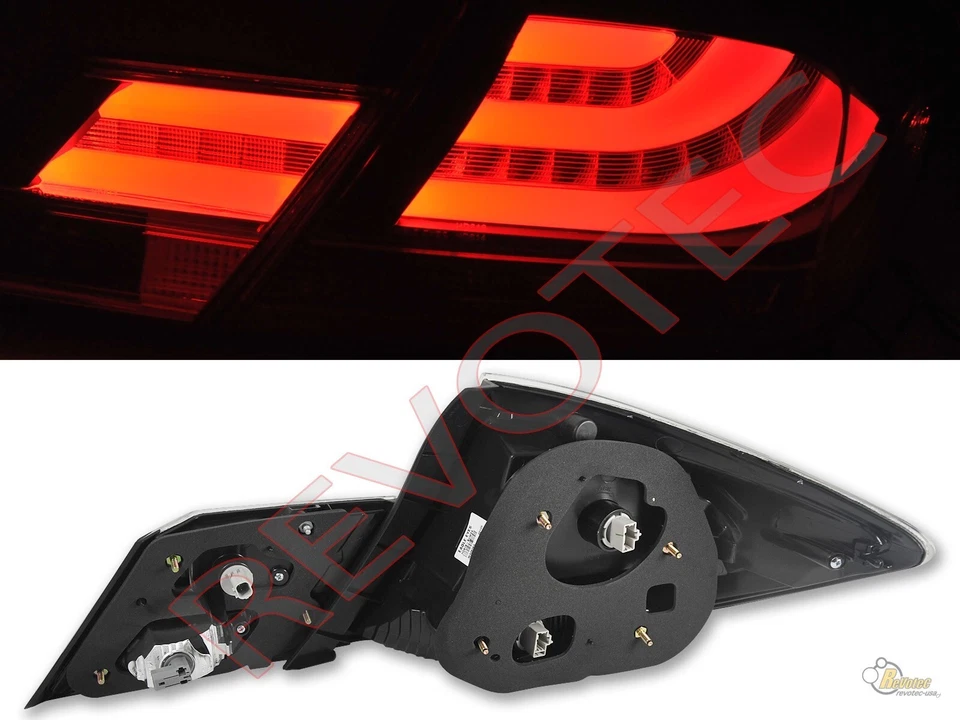 Luces traseras LED cromadas y luces de tapa de maletero para Honda 13-15 Civic sedán de 4 puertas Foto 2 de 4