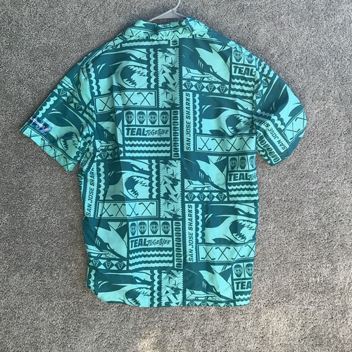 San Jose Sharks Idegy NHL Hawaiihemd Herren M Giveaway SGA 20.01.2024 Airline - Bild 8 von 10
