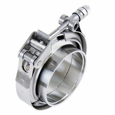 3'' Quick Release V-band Clamp + 304 Stainless Flange for Turbo Exhaust Downpipe
