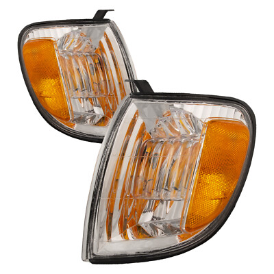 New Set Corner Lights Pair Fits 00-04 Toyota Tundra Access Cab
