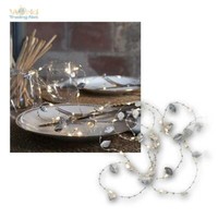 "Led Lichterkette \"Dew Drop\" 20 Warmweiß Drahtlichterkette Batteriebetrieb Timer"