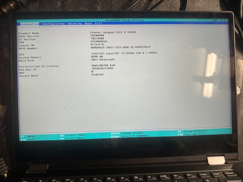 Lenovo Flex 6-14IKB 14" FHD Touch LCD Screen Complete Assembly Display Panel - Afbeelding 3 van 3