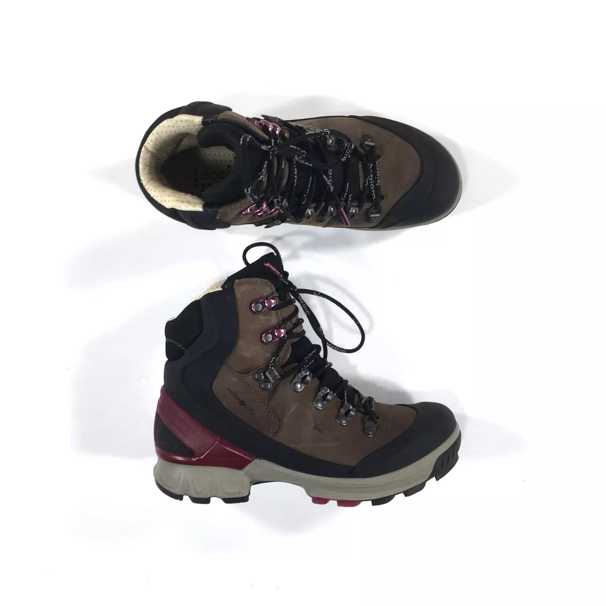 Kirurgi Turbine Bibliografi ECCO Hiking Boots EUR 36 US Womens Sizes 5-5.5 Brown Yak Leather Biom  Hydromax | eBay