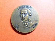 Médaille 1950 paquebot Lavoisier Chimiste Compagnie maritime chargeurs réunis