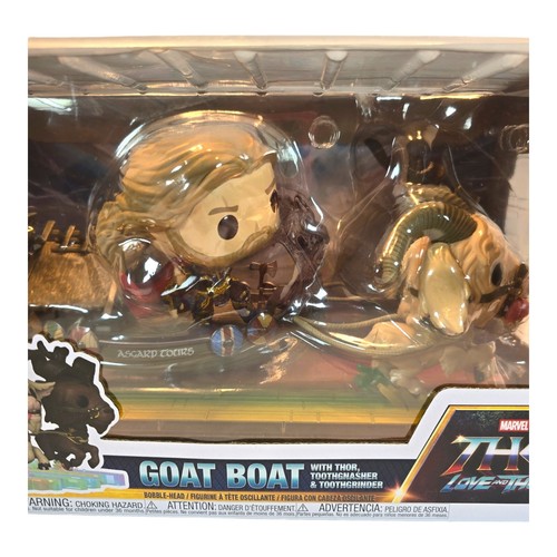 Funko Pop Rides! Barco de cabra con Thor, brocheador de dientes y molinillo de dientes #290 nuevo - Imagen 3 de 11
