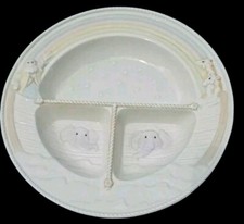 LENOX Baby Plate Noah's Ark Dividers 8.5"D Baby Gift