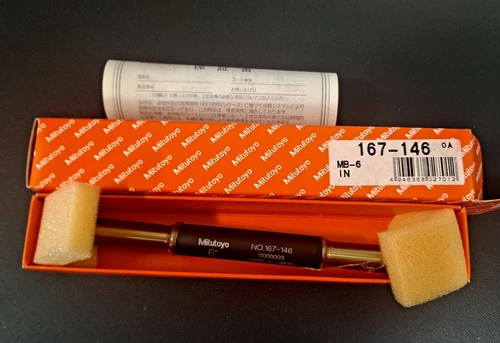 Mitutoyo 6" Micrometer Standard 167-146 Calibration Rod New