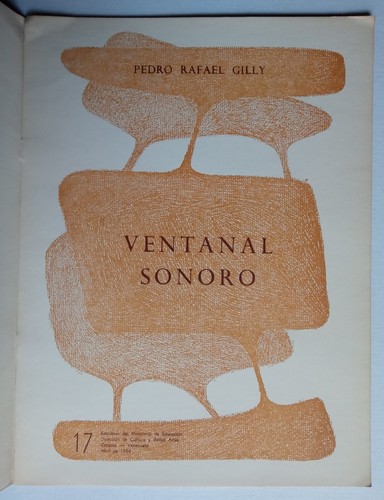 Gilly, Pedro Rafael - Ventanal Sonoro - Carlos Cruz Diez - 1° Edición - (1956) - Imagen 2 de 5