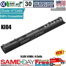 14.8V K104 KI04 Battery for HP Pavilion 14/15-ab000 17-g000 N2L84AA 800049-001 