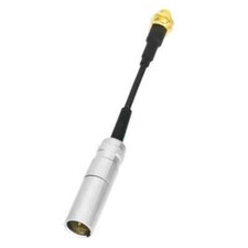 Mini-XLR 4Pin TA4M plug to Microdot 3" audio RF cable for Microphones headphones