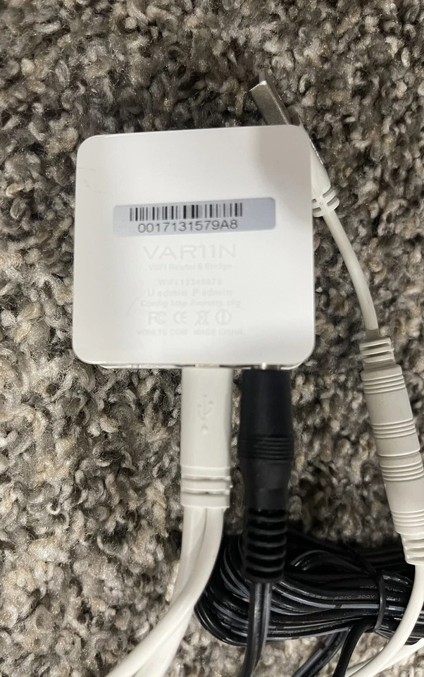 Router Wifi Portátil Inalámbrico Multifuncional VAR11N-300/Puente Wifi/Wifi Foto 3 de 4