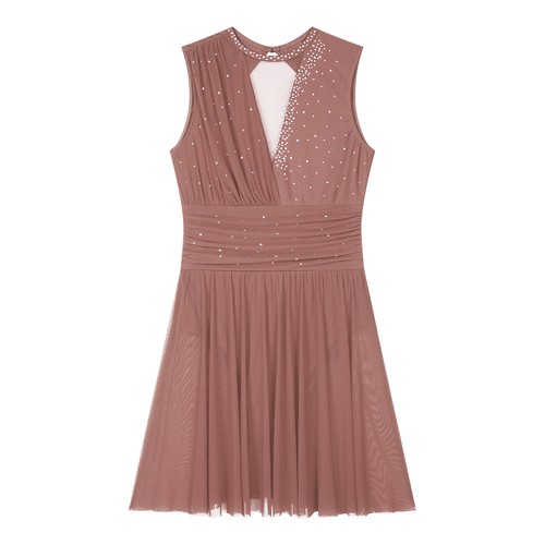 Damen Tanzbekleidung Lyrisch Kostüm Funkeln Kleid Training Kleider Gymnastik - 第 43/69 張圖片